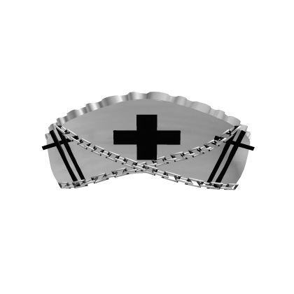 Gothic Nurse Hat White