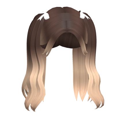 Brown to Blonde Cute Anime Ponytails Hair Roblox item