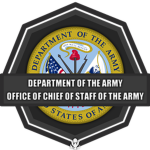|< Office of the Chief of Staff of the Army >|