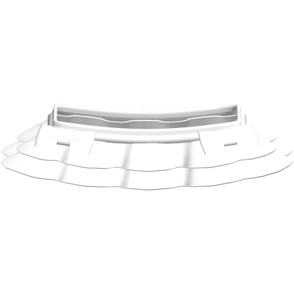 adorable white ruffle skirt