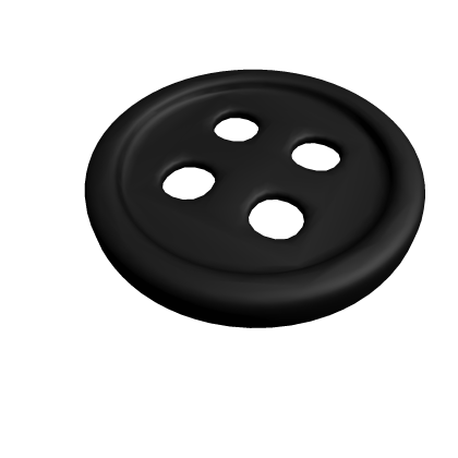 Large button hat black Roblox item