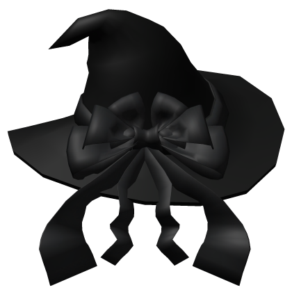 Halloween Black Spooky Witch Hat