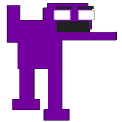 Panicking Purple Guy/Purple Man Roblox decal