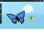Very lazy butterfly group