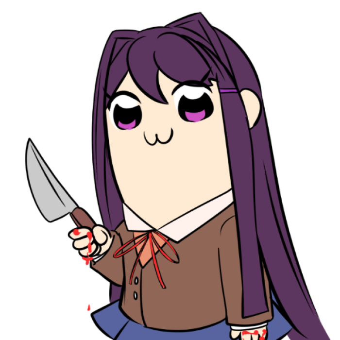 Yuri DDLC cursed Roblox decal
