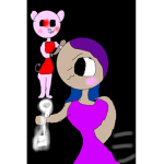 Loving to play piggy