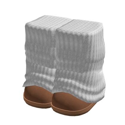 ♡ boots with  leg warmers (brown)