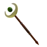 Wooden Moon Staff