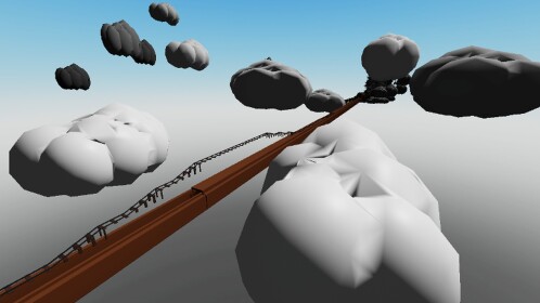 Railway Through Sceneries
