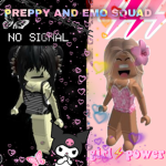 Preppy and emo squad