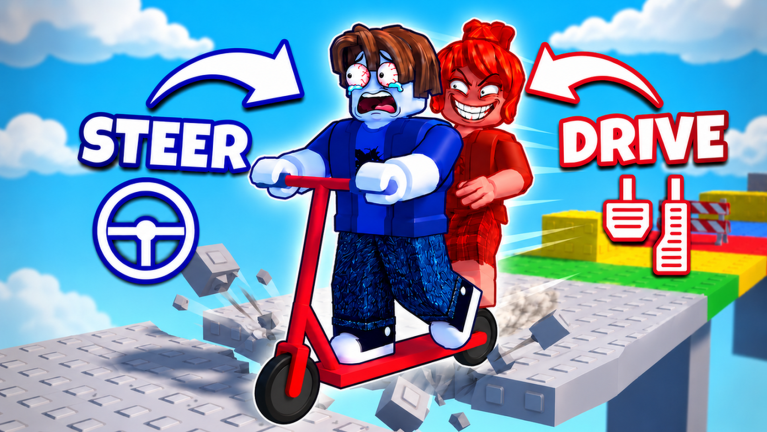 Scooter Duo 🛴 [2 Player Obby] screenshot 1