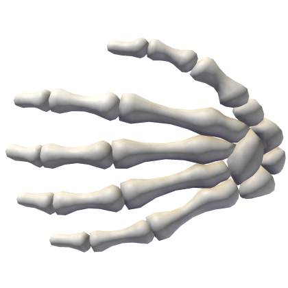 White Skeleton Hand Hallowenn