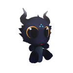 Shoulder Chibi Dragon (Black)