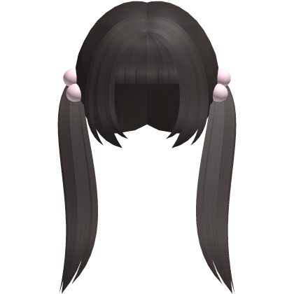 dark ash alt moe straight bobble pigtails