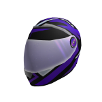 Purple Racing Drift Paradise Helmet