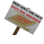 Protesting ROBLOXians towards SOPA/PIPA