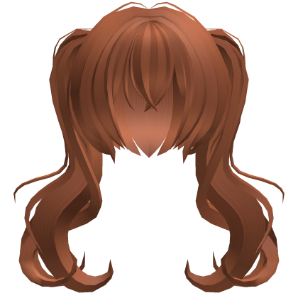 ginger moe messy long hikikomori pigtails