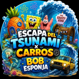 🔥🌊[UPD] Escapa del Tsunami X Carros BOB 🚗💨
