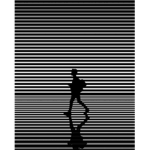 Black and white avatar
