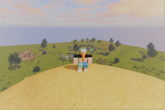 African savanna. screenshot 1