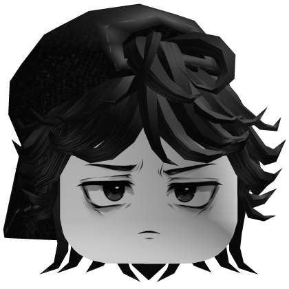 CHEAP vkei moe black hair emo with cap