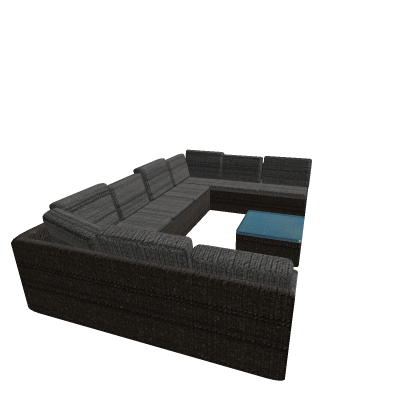 🔮 Modern  sofa  and table Asset Decor Pack