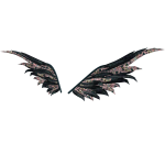 Ghostly Kawaii Crow Wings