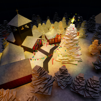 town in a snowglobe - remake
