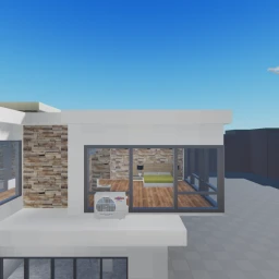 casa con aire acondicionado icon