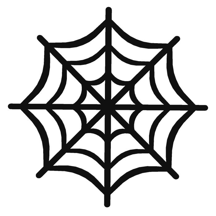 Halloween Spider Web Hair Clip (R) 🕸️