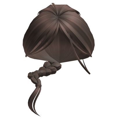 Side Braided Ponytail Brown Hair Roblox item