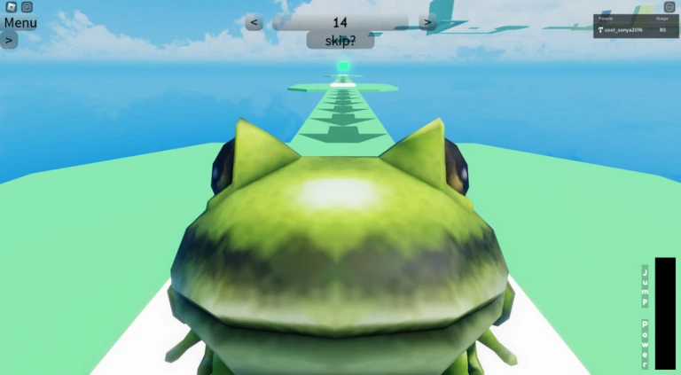 More About Obby But you are a Frog, Image source: Roblox.com