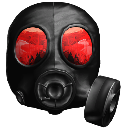 Single Canister Army Gas Mask, Niche Red 15.