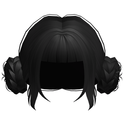 Kpop Demon Zoey Hunter Doble trenzado Buns Bajos - Roblox