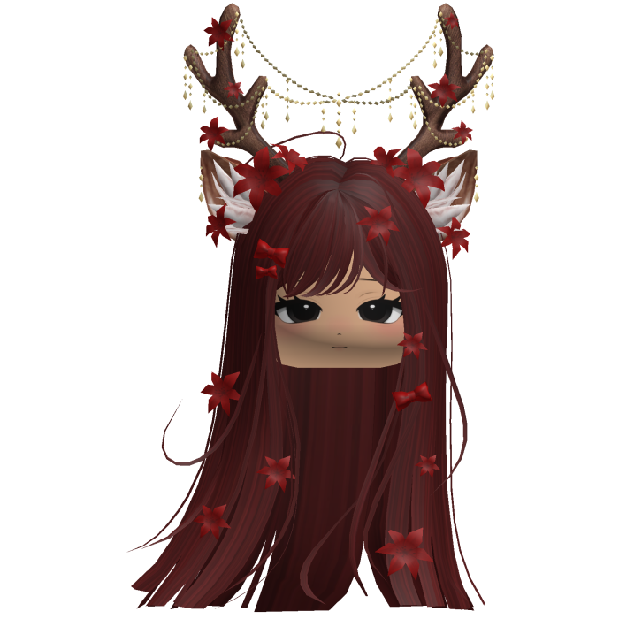 Ethereal Christmas Fairy Fawn Hair w/ Antlers