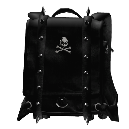 3.0 Spiked Emo Vkei Skull Black Backpack Roblox item