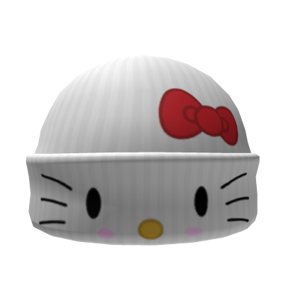 White Hat With Cute Face Roblox item