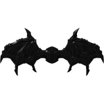 Pure Black Ice Wyrm's Wings Recolor (Addon)
