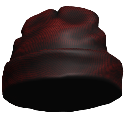 red vkei grunge skater beanie Roblox item