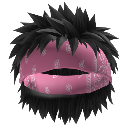 Black Warrior Cut Hair W/Bandanna Neymar Roblox item