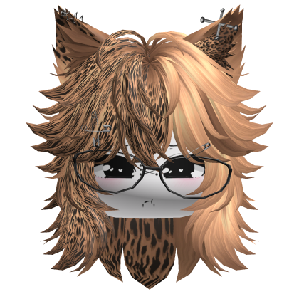 Moe Furry Wolfcut (Honey Leopard)