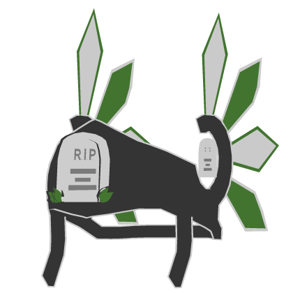 Halloween Gravestone Valkyrie