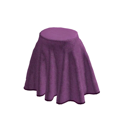 Pink denim flare skirt discount
