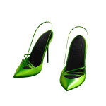 💎Y2K Slingback Pointy Heels - Neon