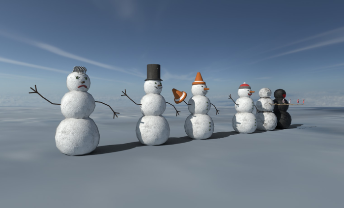 Traffic Cone Snowman (Animated) 🚧⛄ preview 2