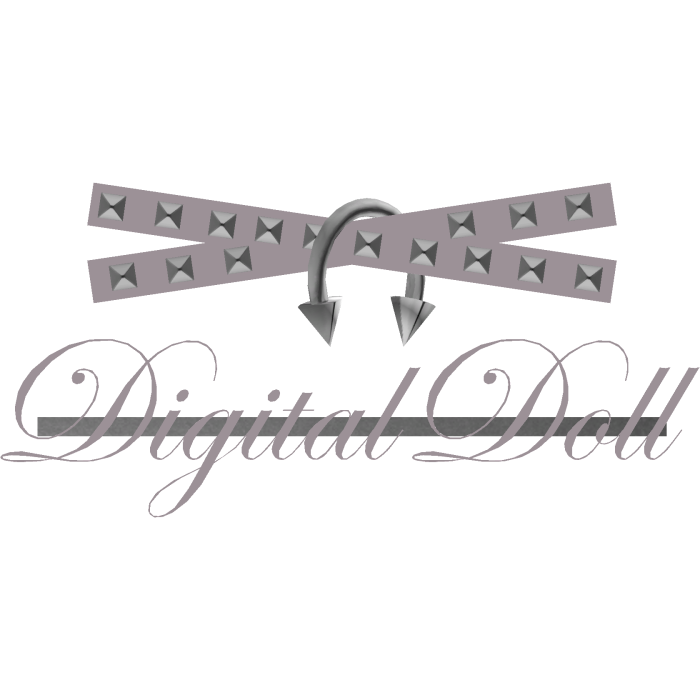 alt doll studded clip w septum in pink