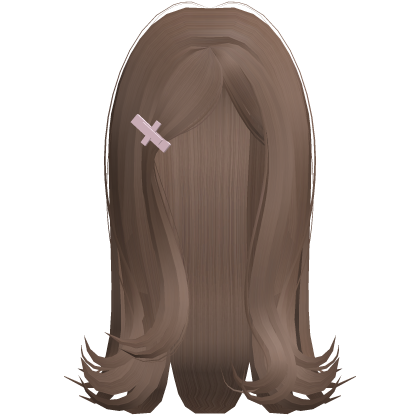 milktea cute girly shoujo long hair Roblox item