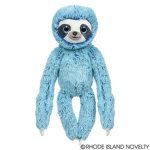 Cute blue sloth group