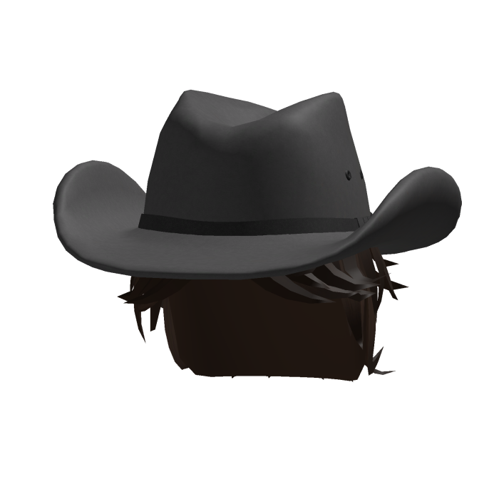 Messy Hair + Cowboy Hat