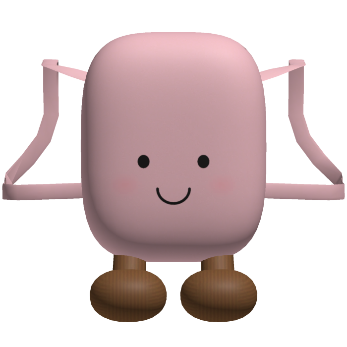 Pink Jellycat Marshmallow Plushie Backpack [1.0]